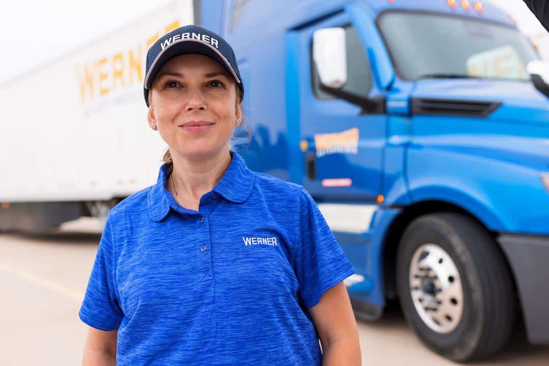 Professional truck driver