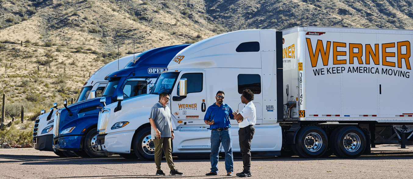 werner trucks supply chain
