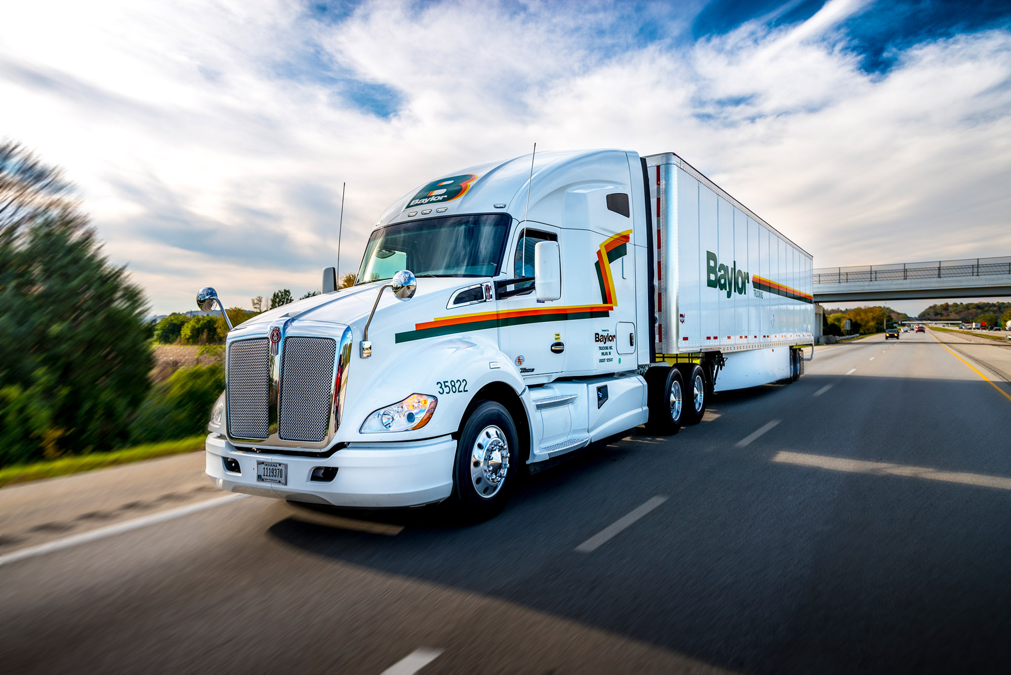Werner Premium Services fleet delivering high-value freight