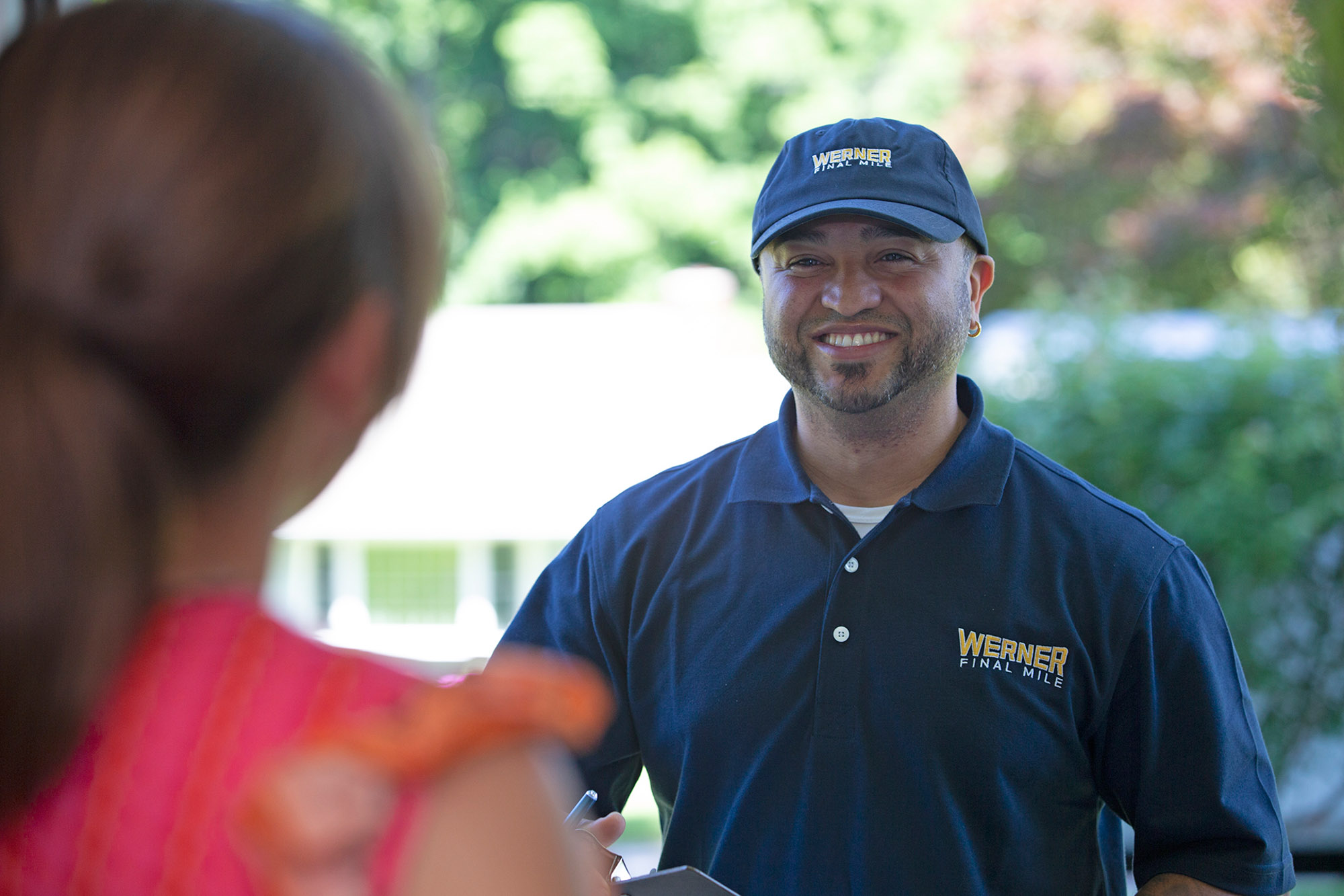 Werner Final Mile delivery team at residential doorstep