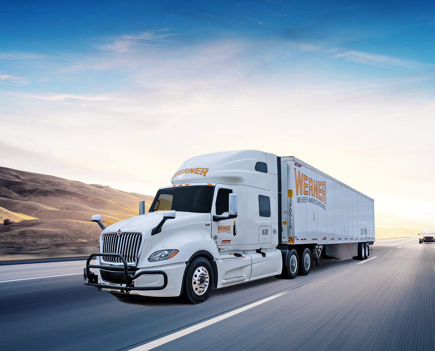 Werner expedited shipping operations