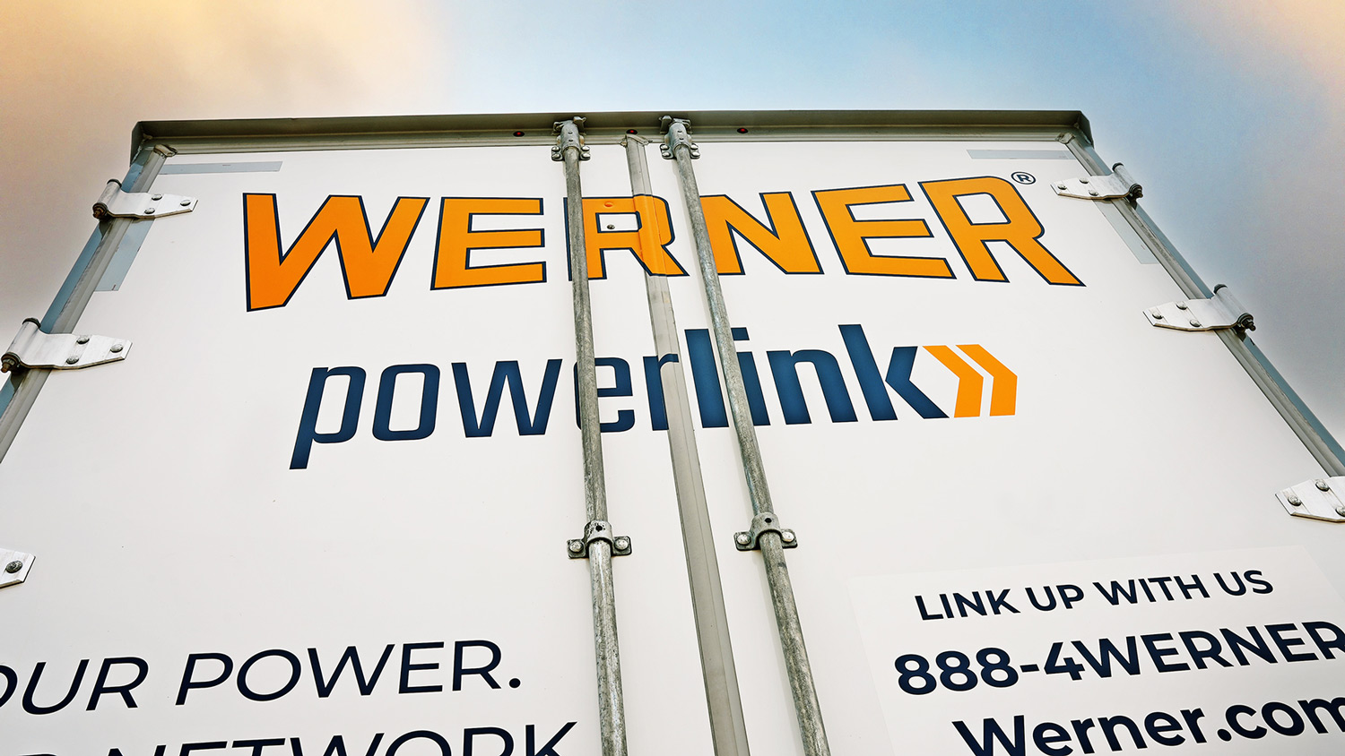 Werner PowerLink trailer on the road