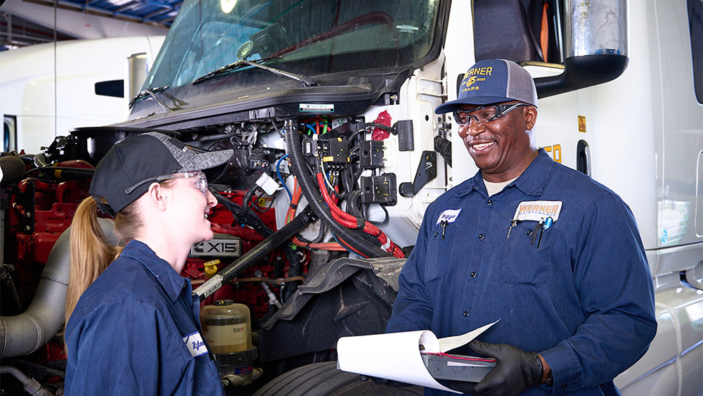 Werner dedicated equipment maintenance facility